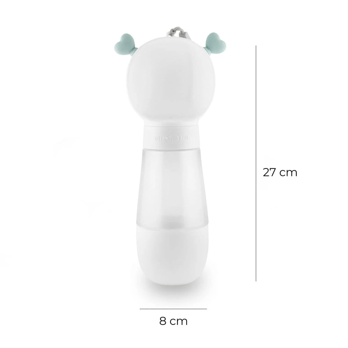 Steklenička Amore Duo – Bela