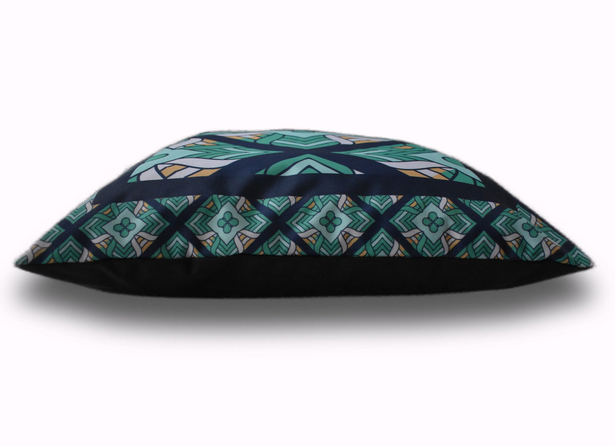 Ležišče à la Cushion – Modro zelena