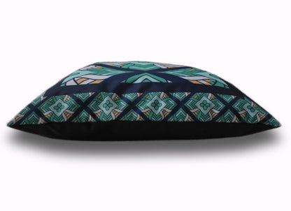Ležišče à la Cushion – Modro zelena