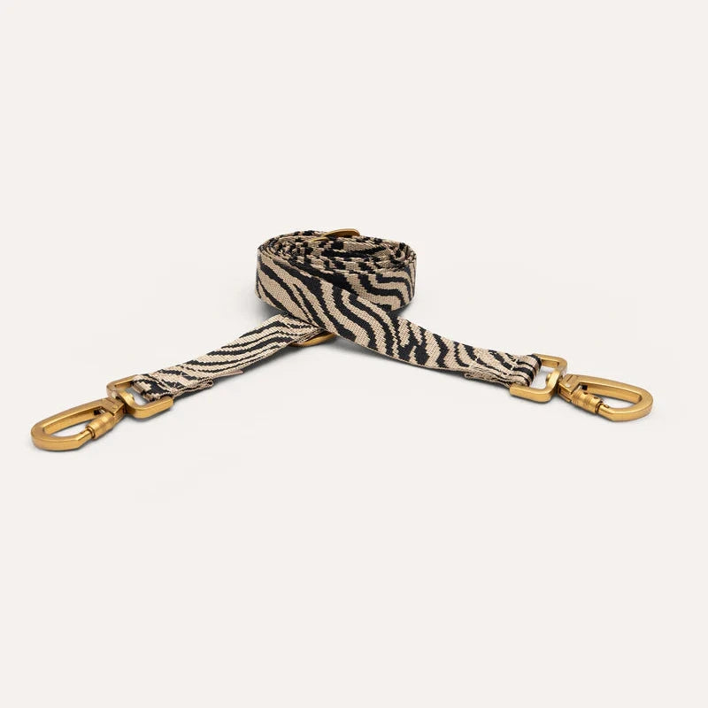 Povodec Zebra – Črno / bež zebra